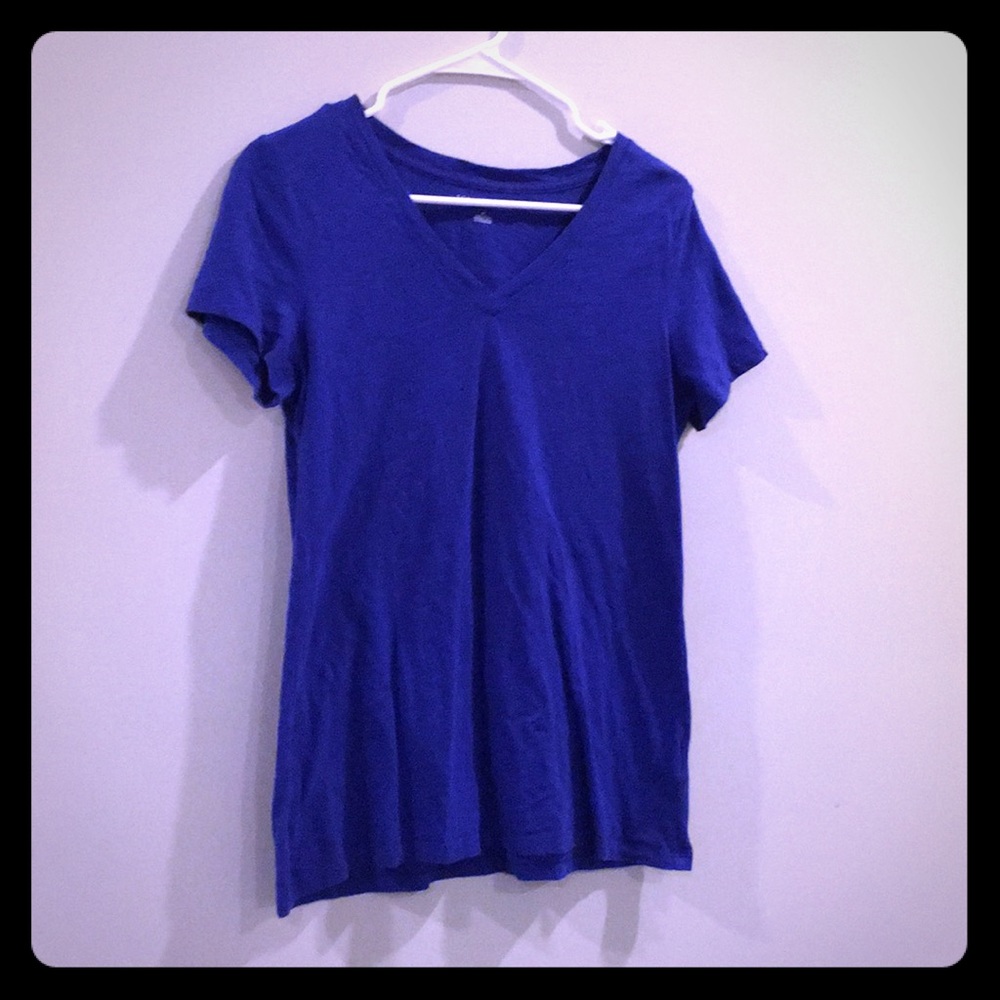 Tommy Hilfiger Royal Blue V-neck Tee